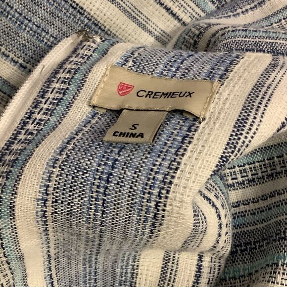 NWT ❤️🔥 Daniel Cremieux Linen Striped Dress 👗 - Picture 7 of 7